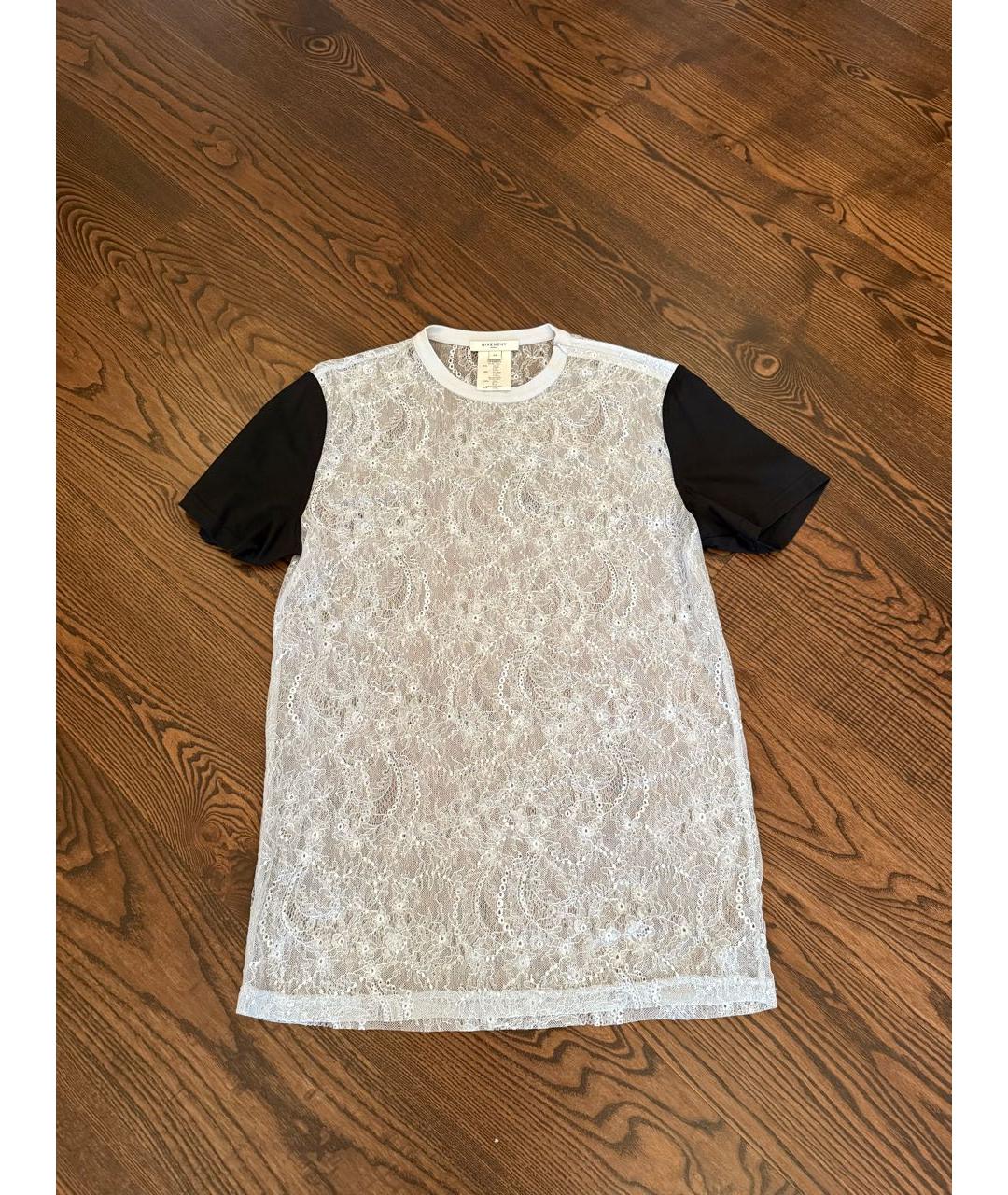 GIVENCHY Голубая вискозная футболка, фото 5