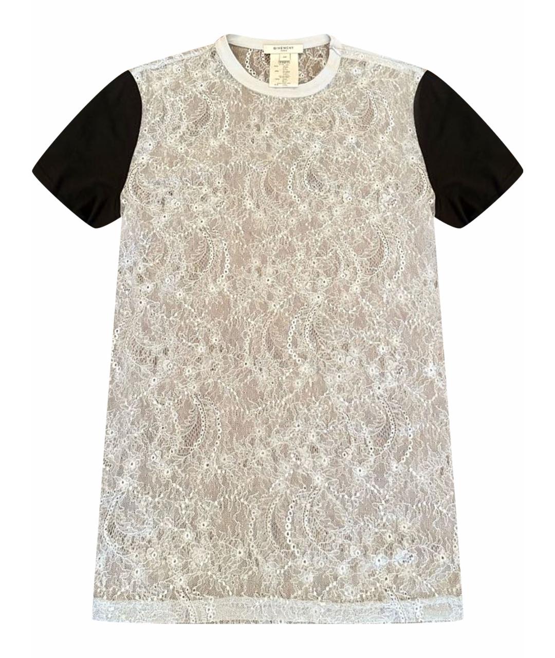 GIVENCHY Голубая вискозная футболка, фото 1
