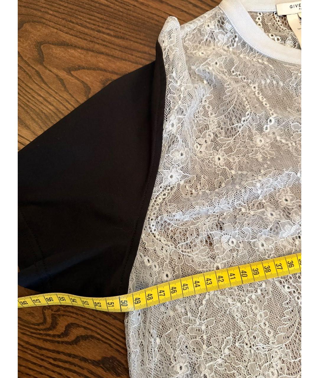 GIVENCHY Голубая вискозная футболка, фото 3