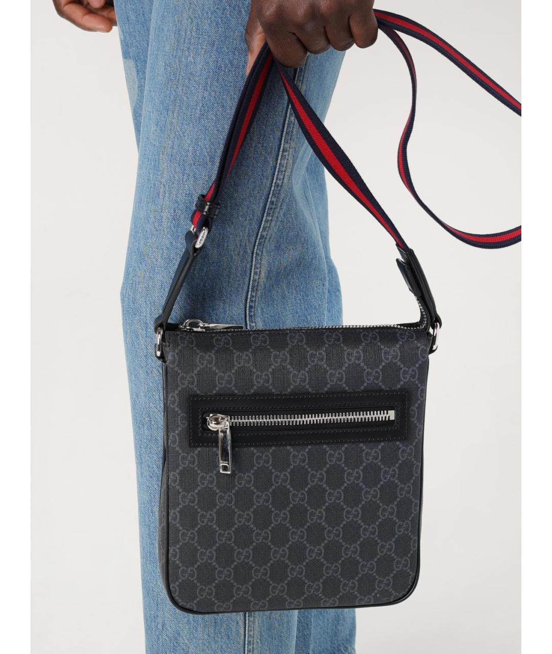 GUCCI Черная сумка на плечо, фото 2