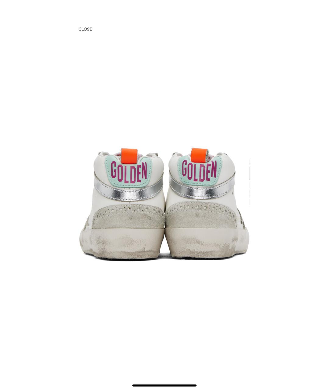 GOLDEN GOOSE DELUXE BRAND Белые кожаные кеды, фото 4