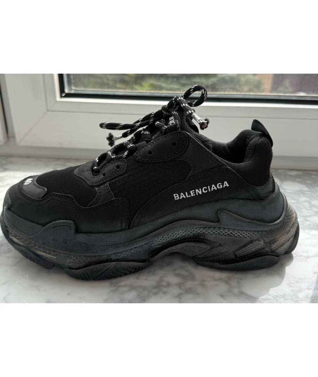 BALENCIAGA Черные кроссовки, фото 7