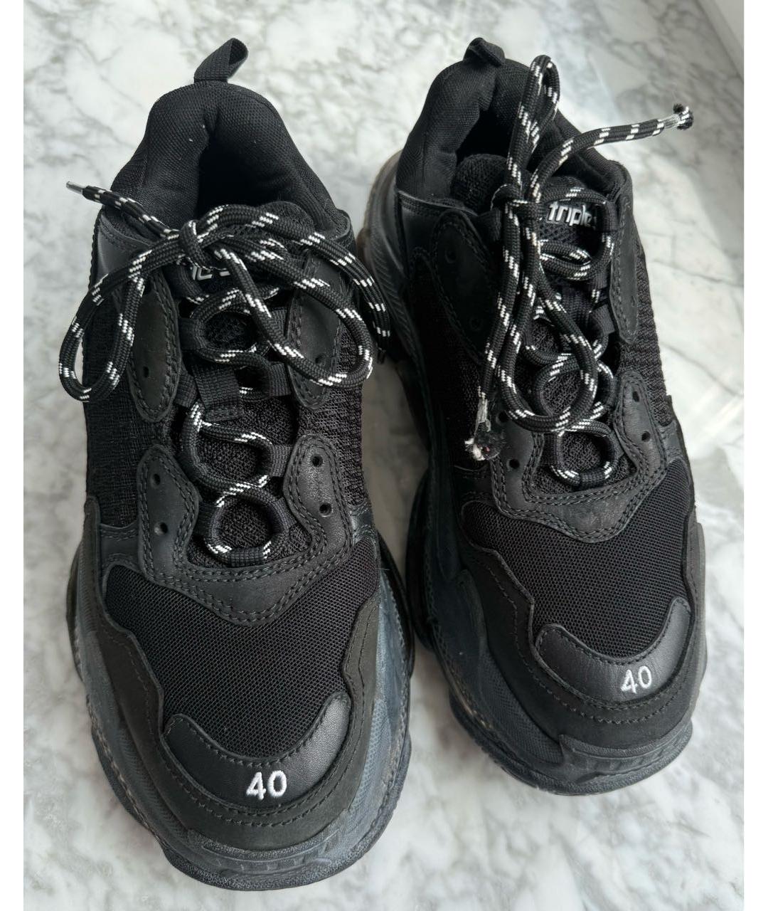 BALENCIAGA Черные кроссовки, фото 2