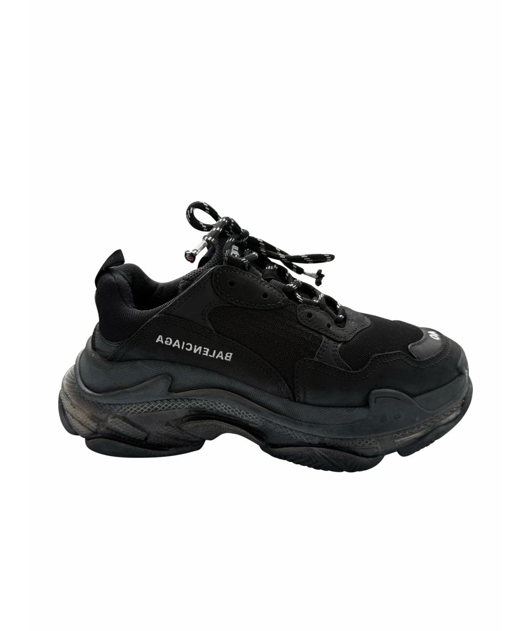 BALENCIAGA Черные кроссовки, фото 1
