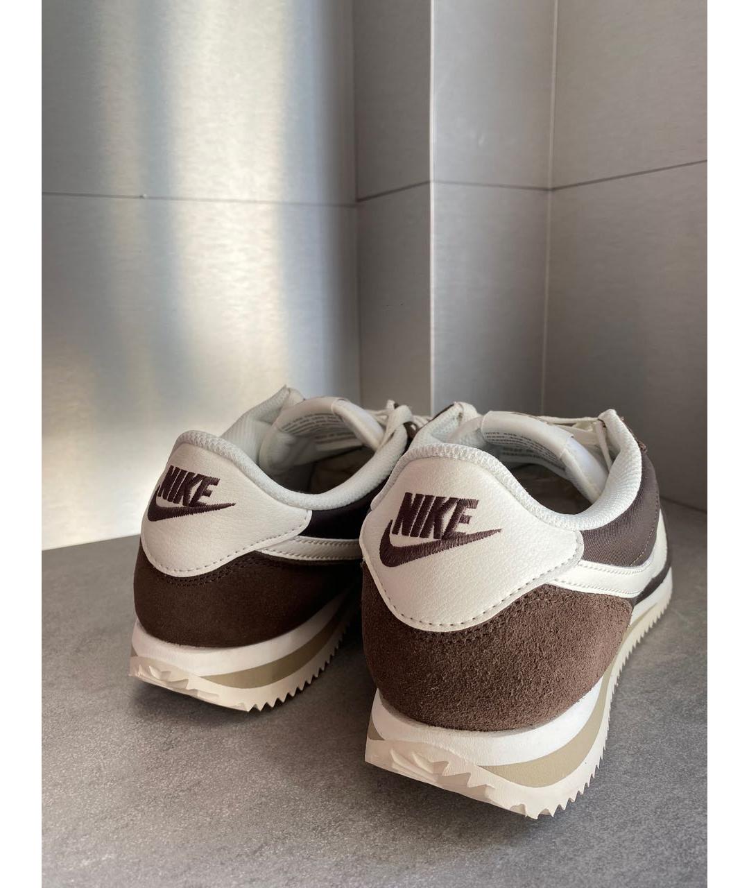 NIKE Коричневые низкие кроссовки / кеды, фото 3