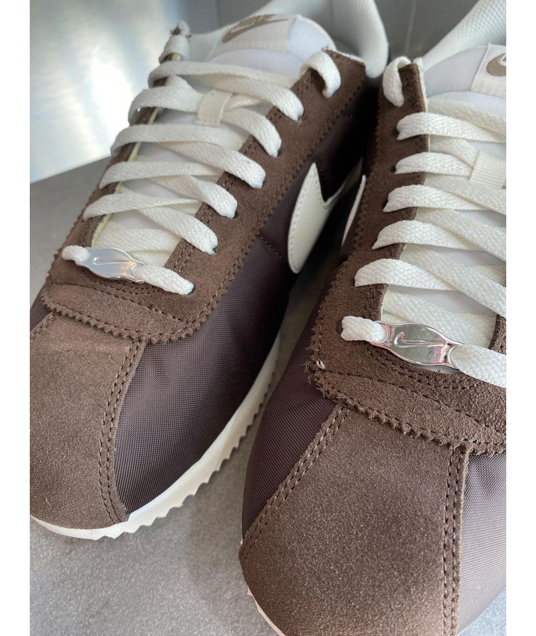 NIKE Коричневые низкие кроссовки / кеды, фото 2