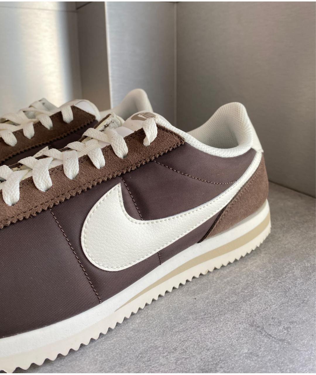 NIKE Коричневые низкие кроссовки / кеды, фото 5