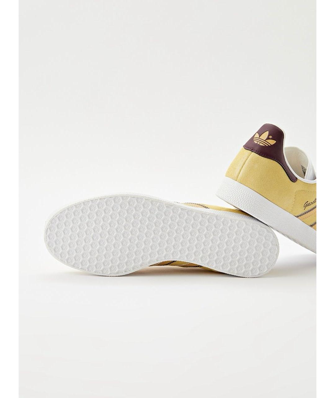 ADIDAS Желтые замшевые кеды, фото 5