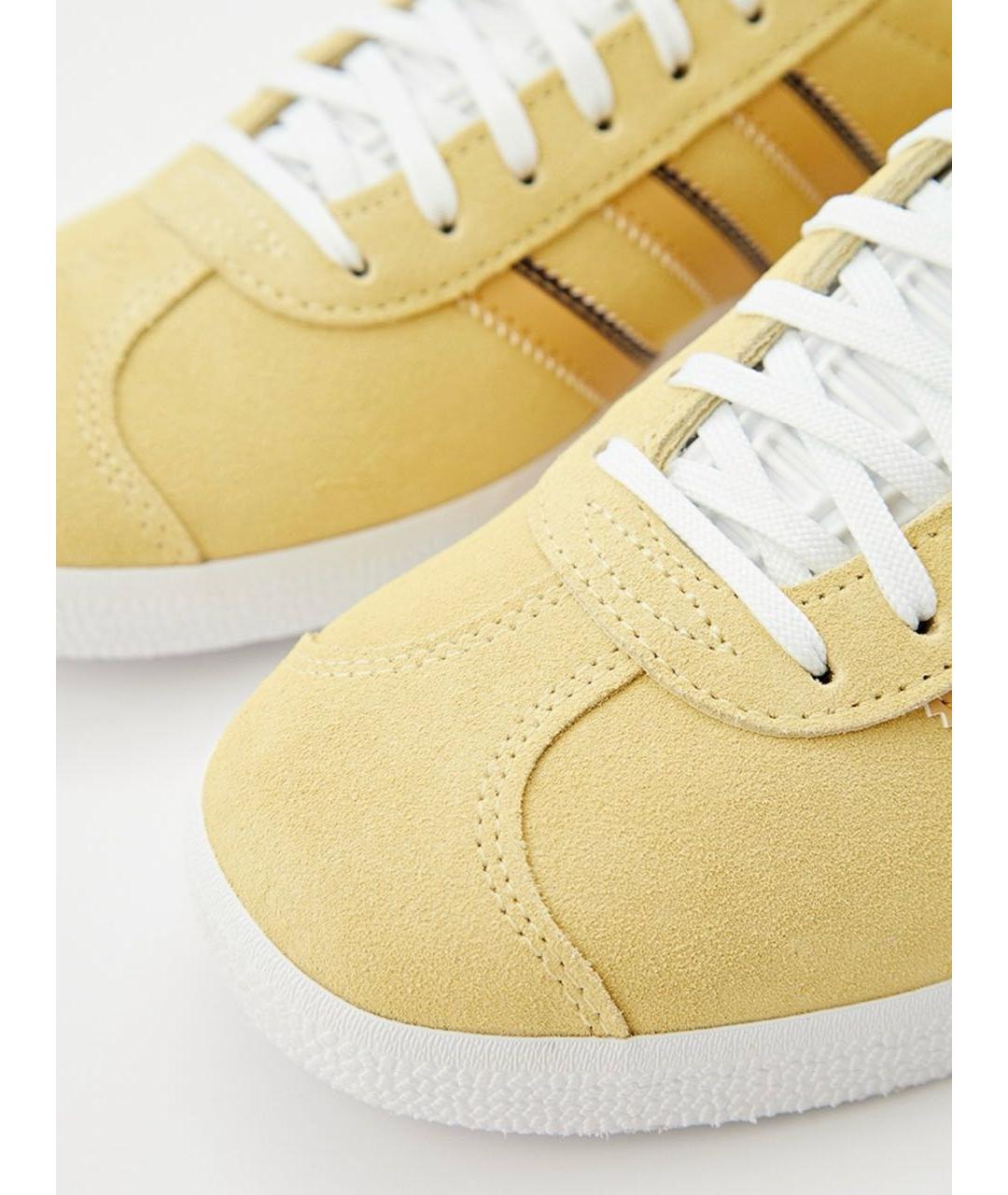 ADIDAS Желтые замшевые кеды, фото 3