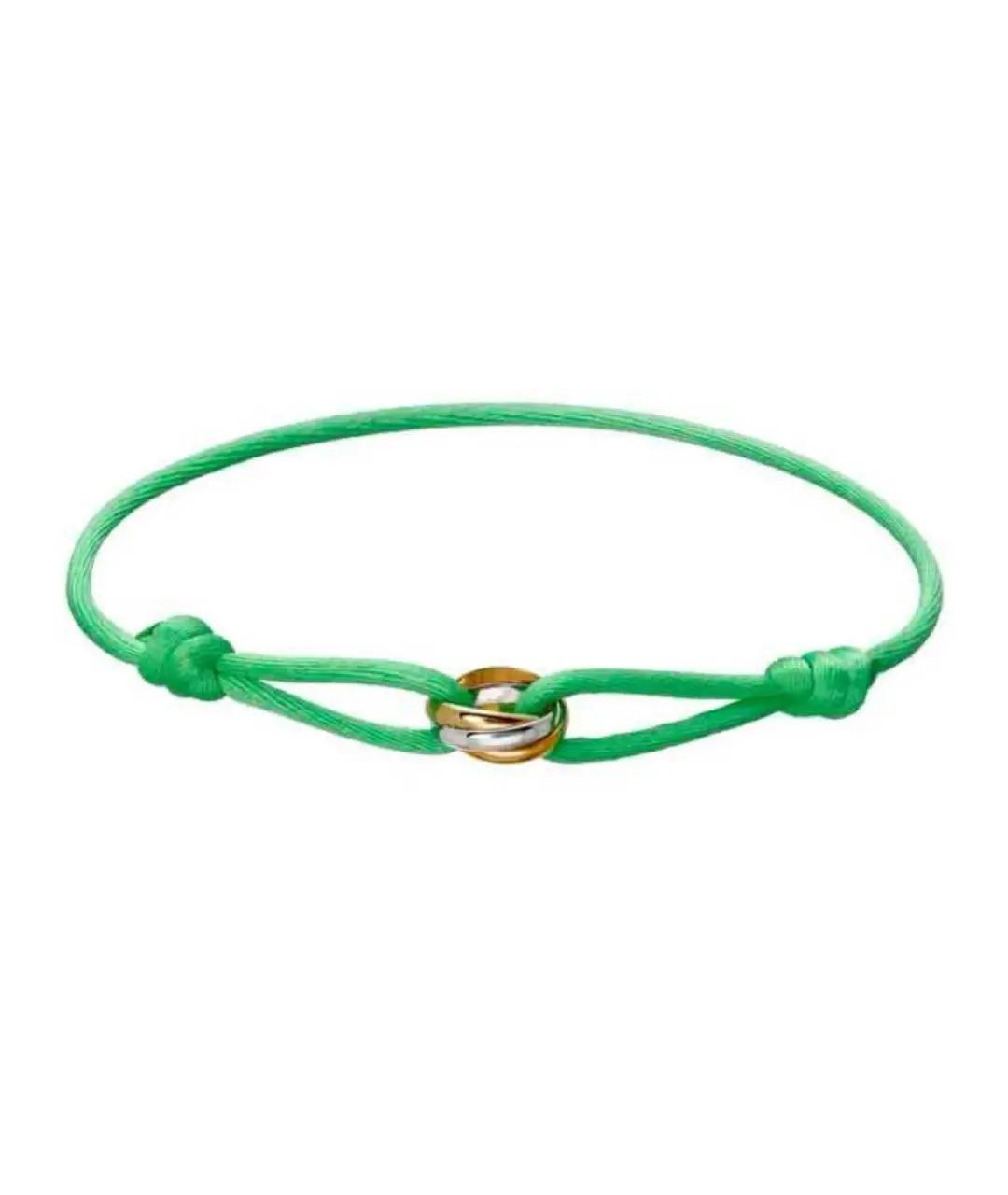 CARTIER Зеленый браслет из желтого золота, фото 1