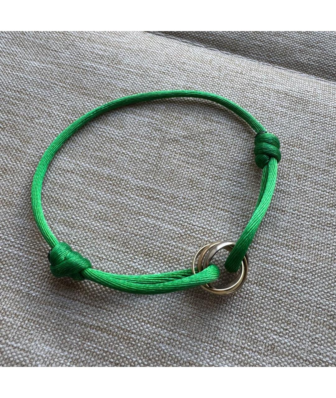 CARTIER Зеленый браслет из желтого золота, фото 2