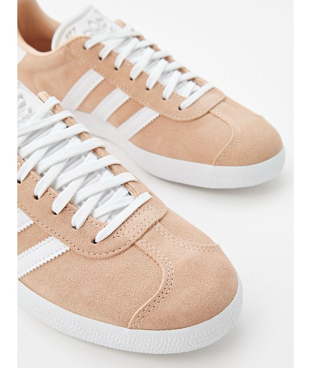 ADIDAS Коралловые замшевые кеды, фото 3