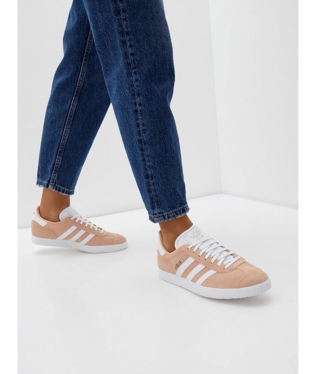 ADIDAS Коралловые замшевые кеды, фото 6