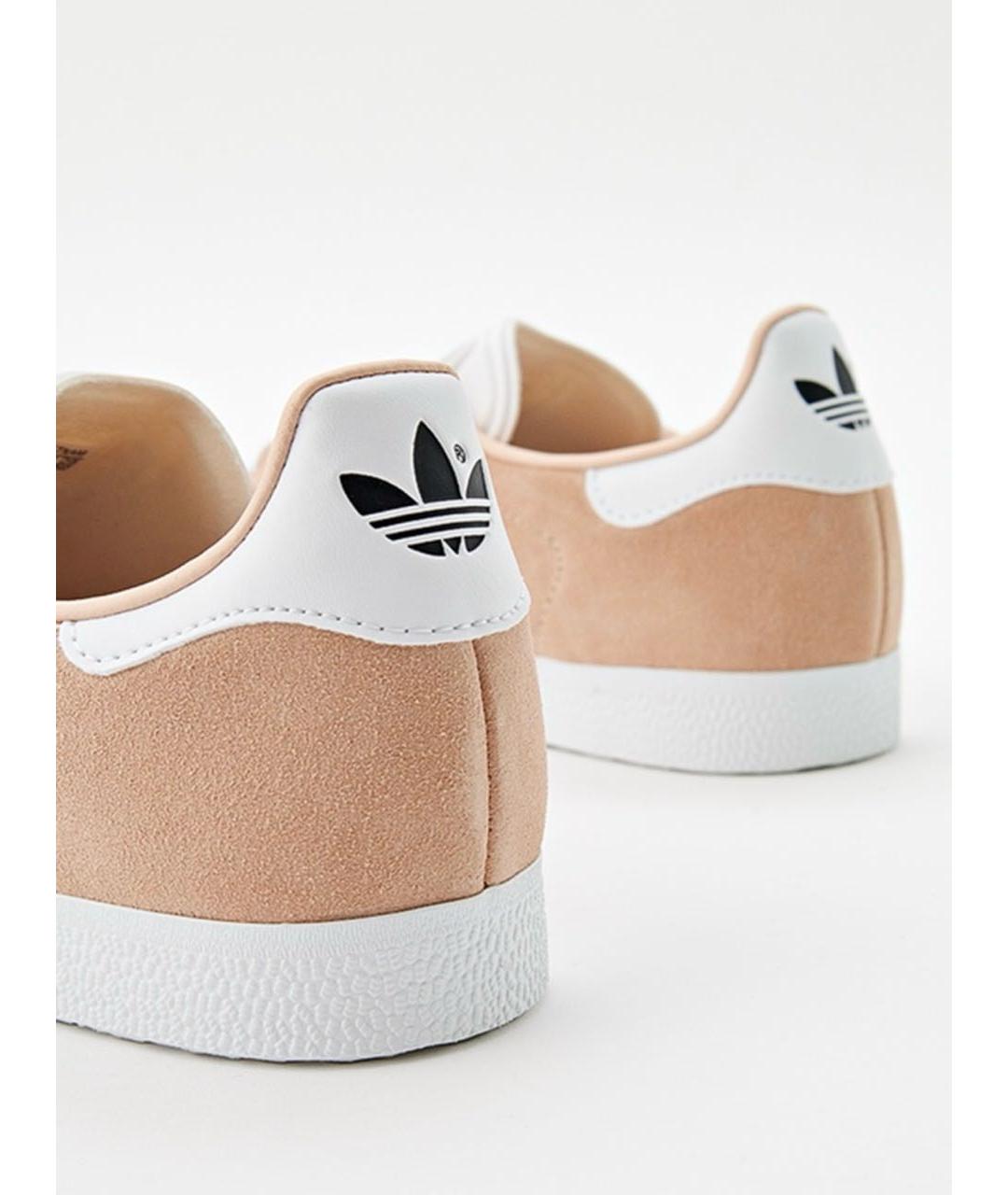 ADIDAS Коралловые замшевые кеды, фото 4
