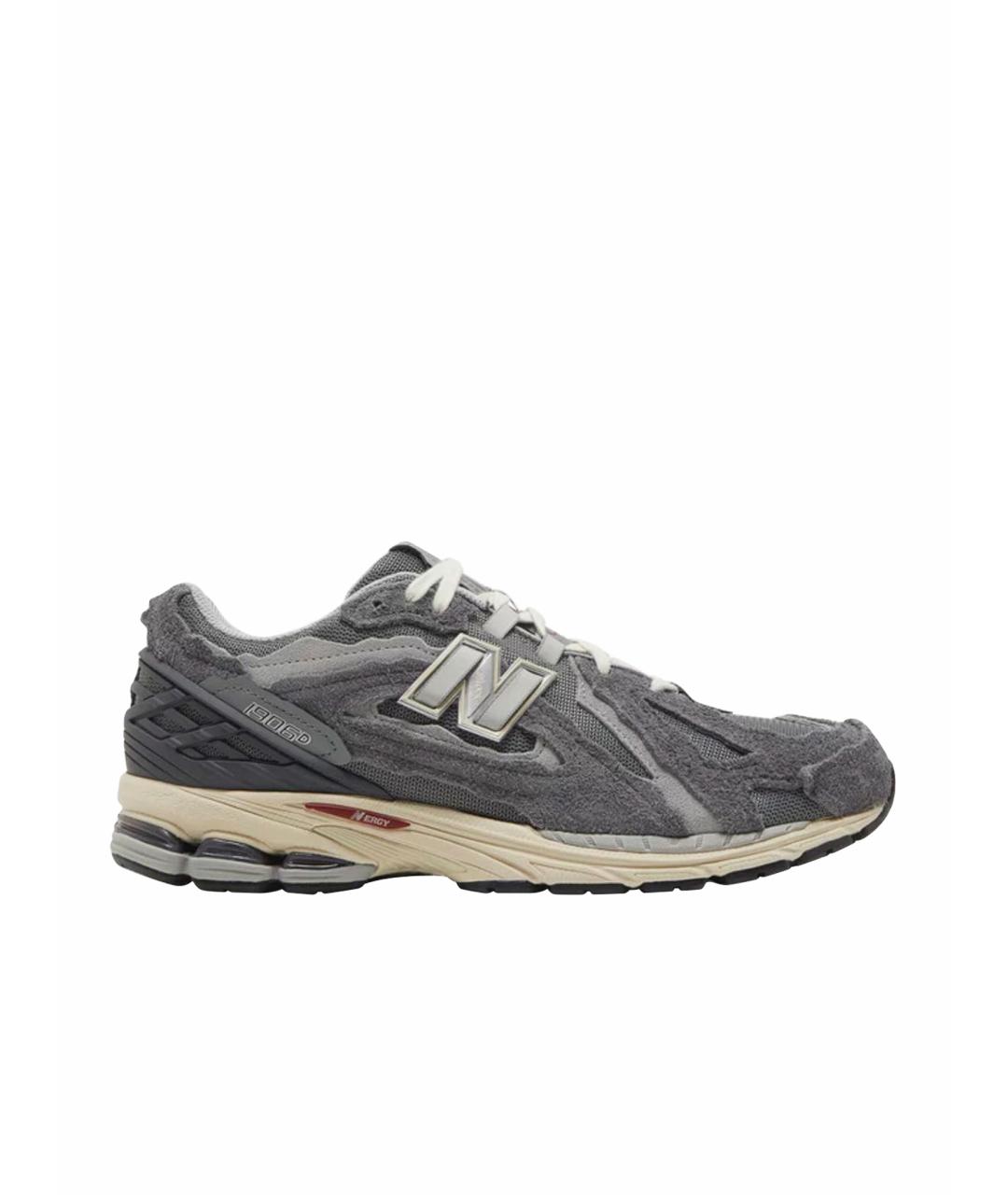 NEW BALANCE Антрацитовые низкие кроссовки / кеды, фото 1