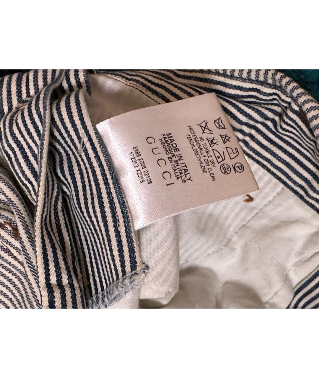 GUCCI Мульти деним шорты, фото 6