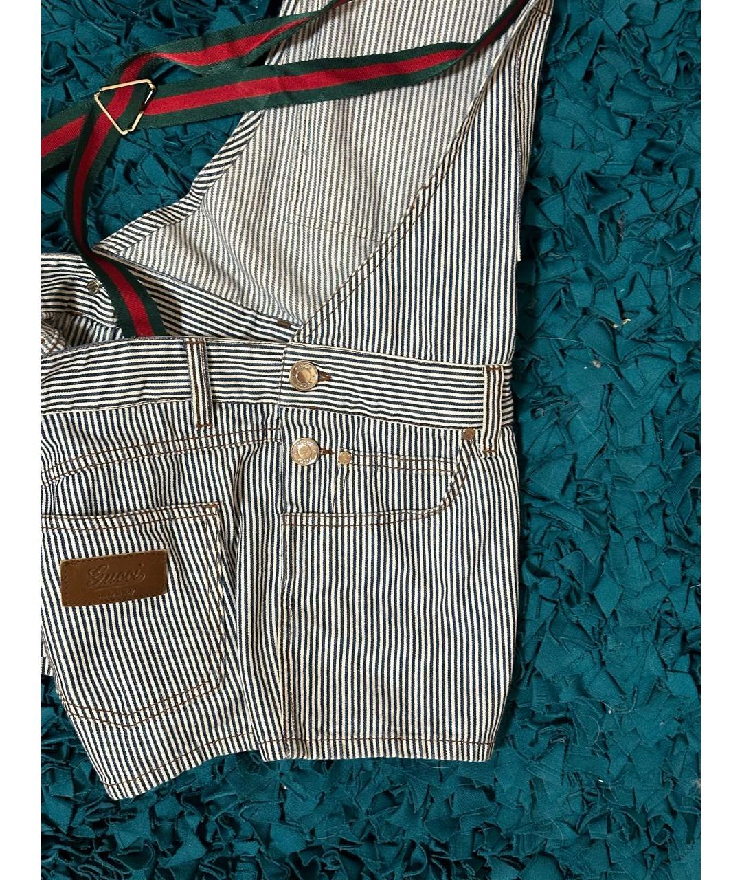 GUCCI Мульти деним шорты, фото 3