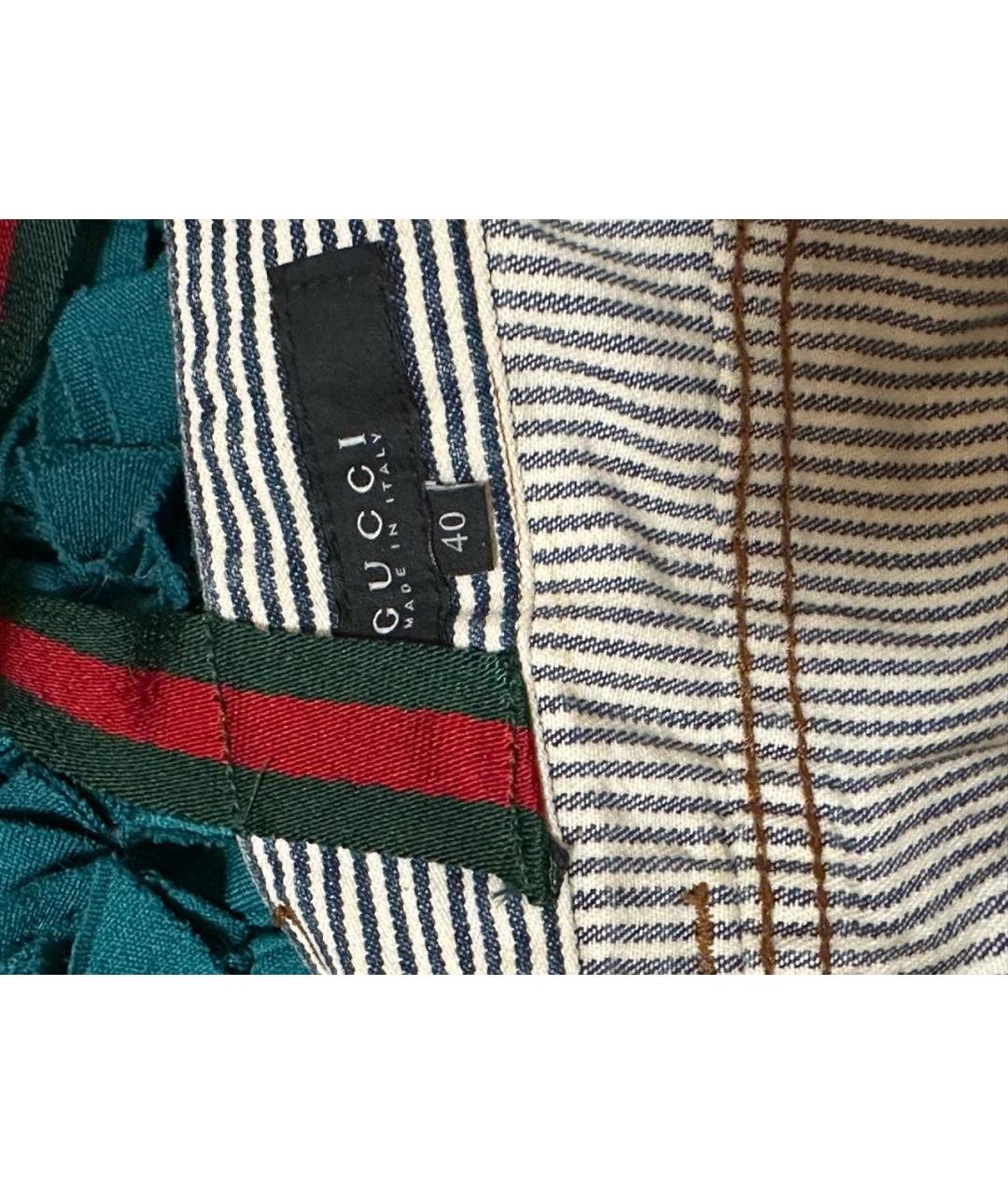 GUCCI Мульти деним шорты, фото 5