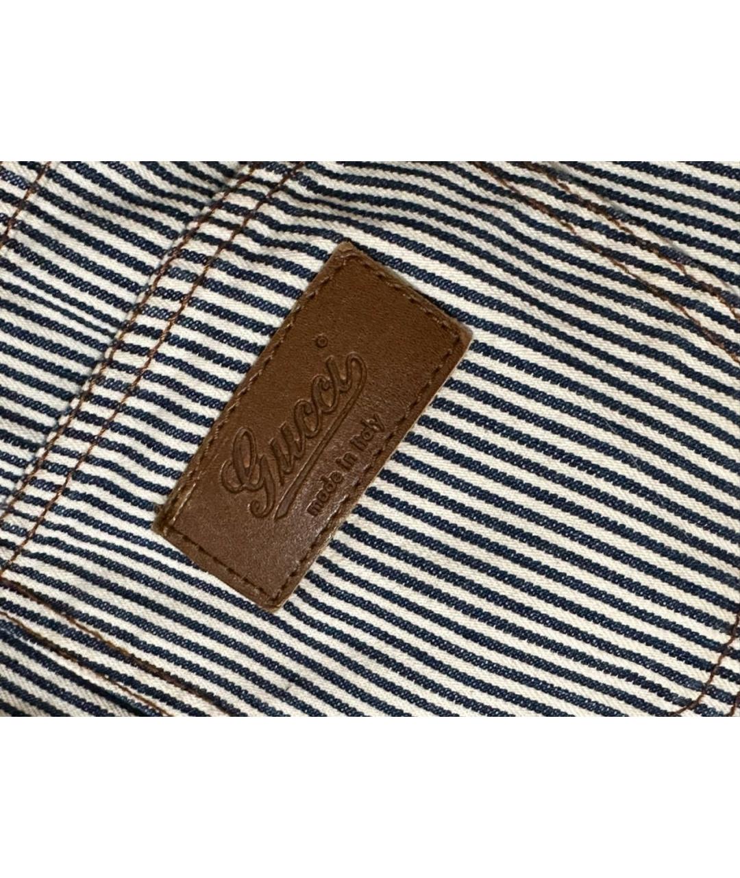 GUCCI Мульти деним шорты, фото 4
