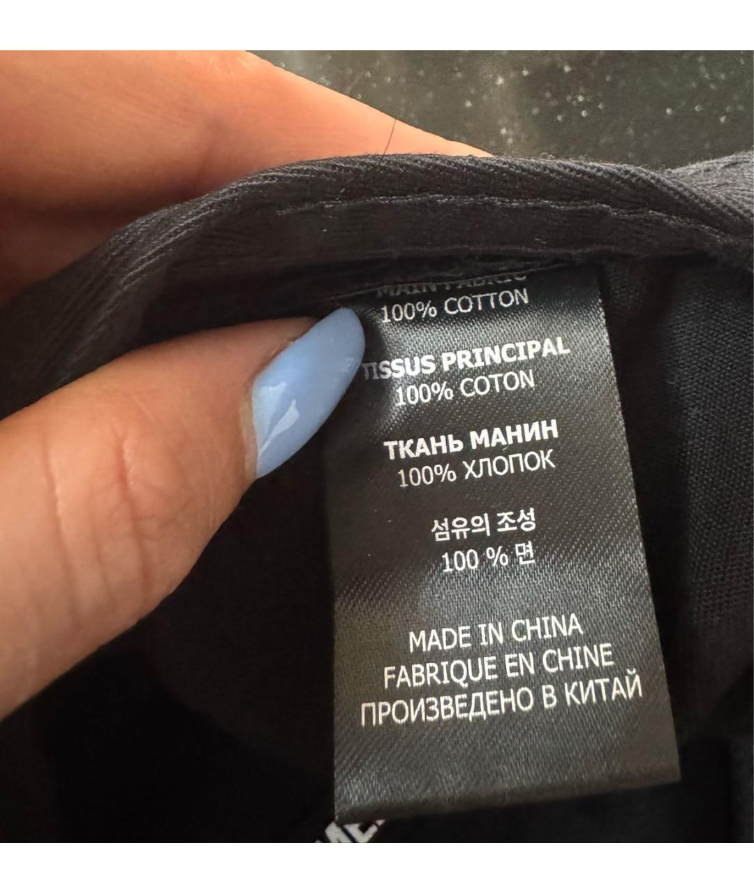 VETEMENTS Черная кепка, фото 5