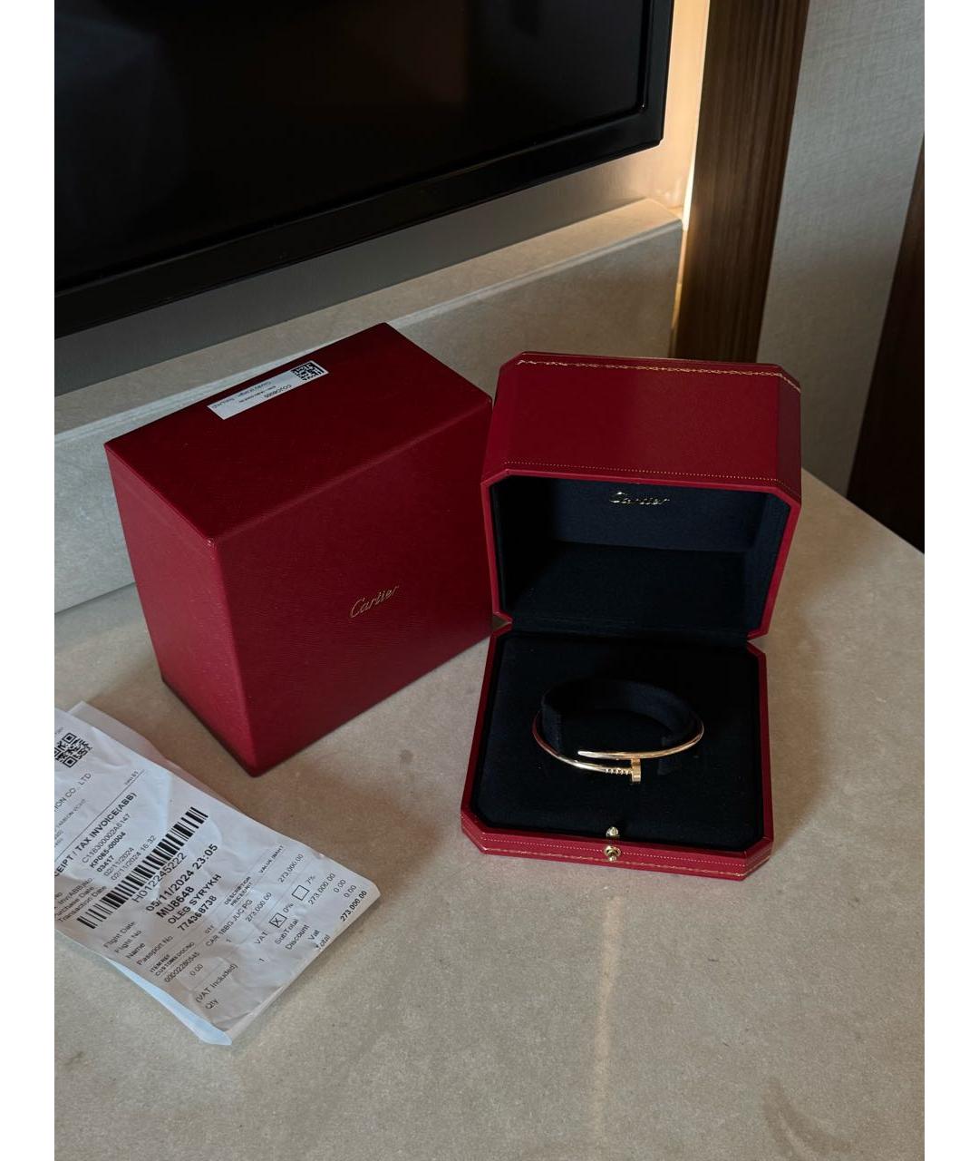 CARTIER Золотой браслет из розового золота, фото 3