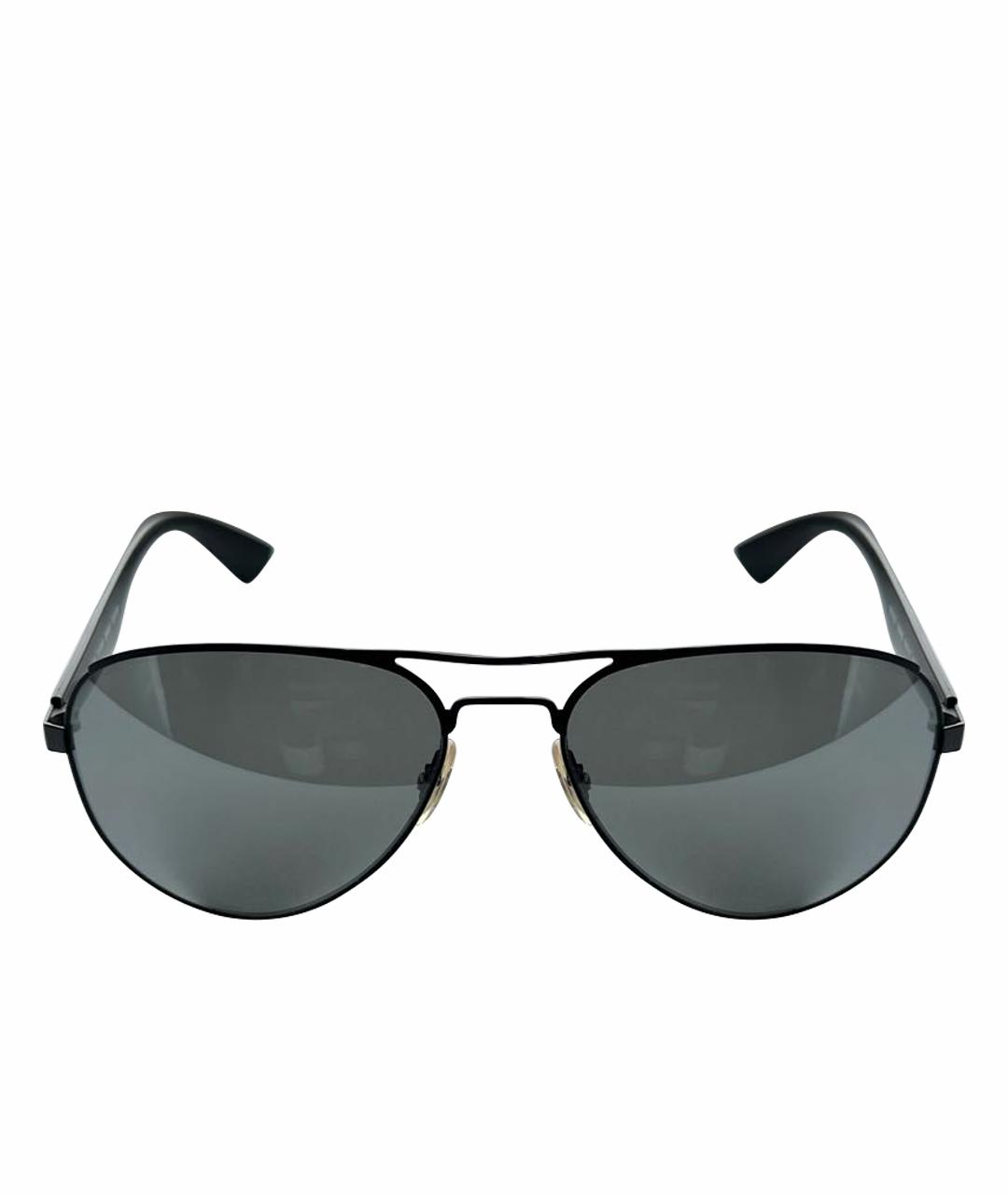 RAY BAN Черные пластиковые солнцезащитные очки, фото 1