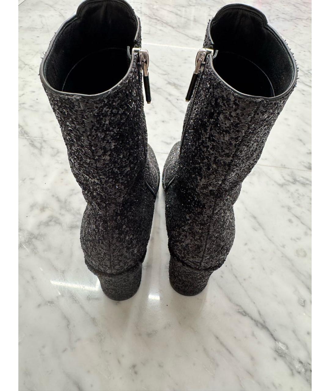 CHRISTIAN DIOR Черные полусапоги, фото 3