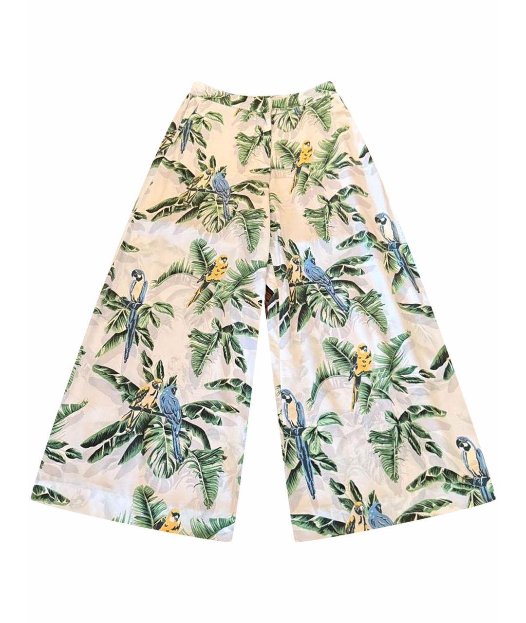 STELLA MCCARTNEY Мульти шелковые брюки широкие, фото 1