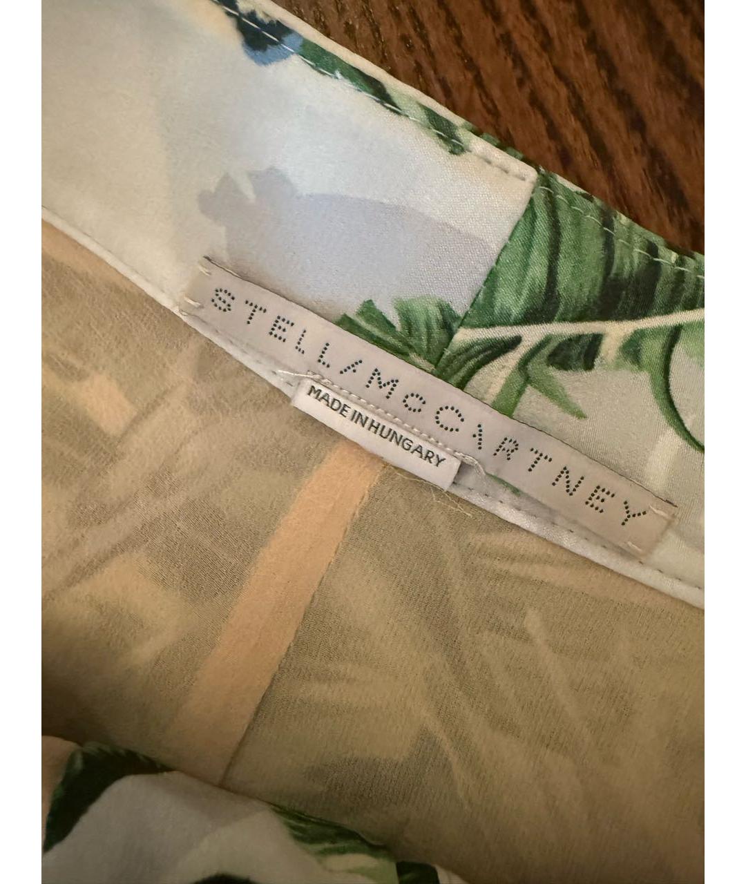 STELLA MCCARTNEY Мульти шелковые брюки широкие, фото 2