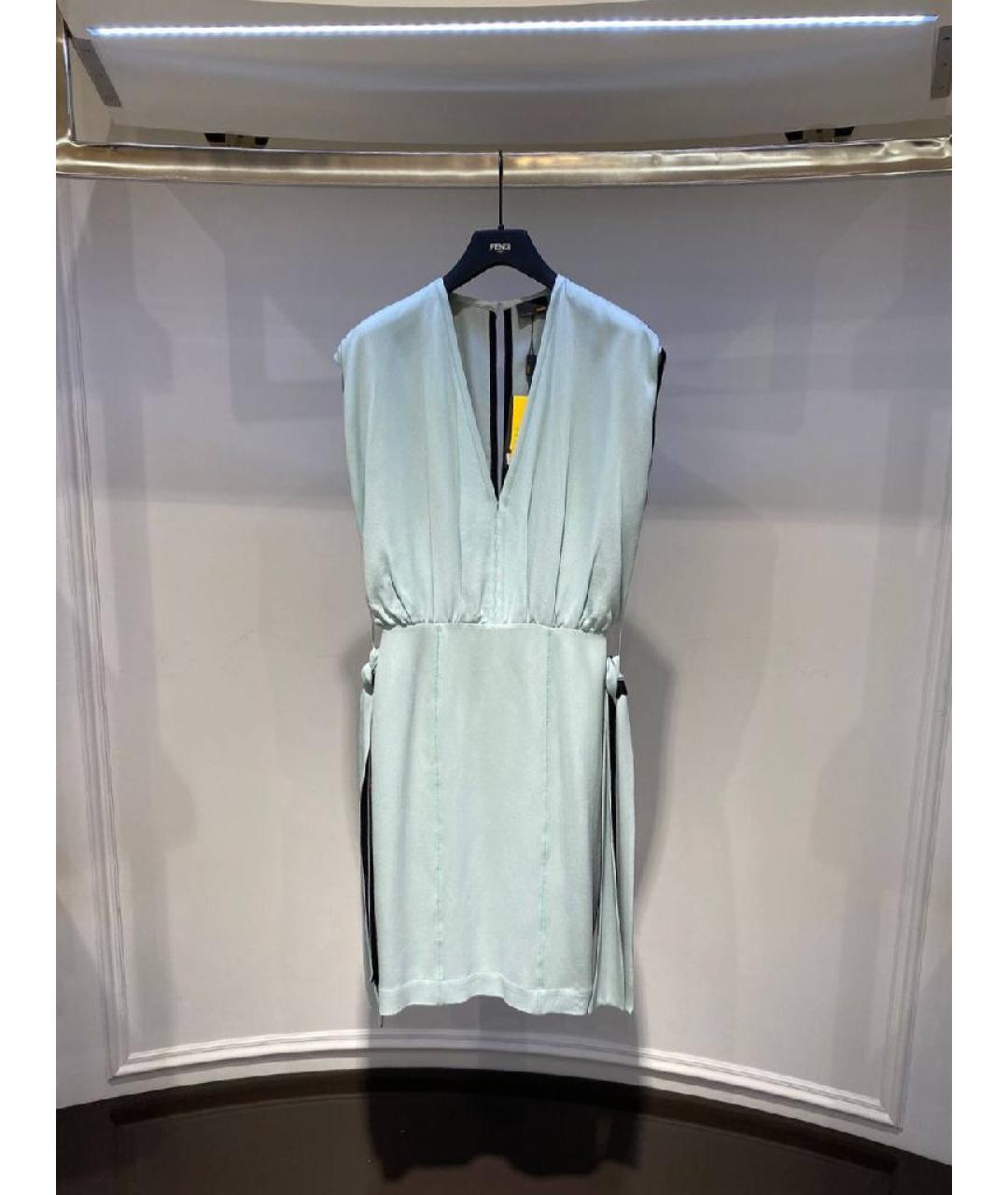 FENDI Голубое платье, фото 3