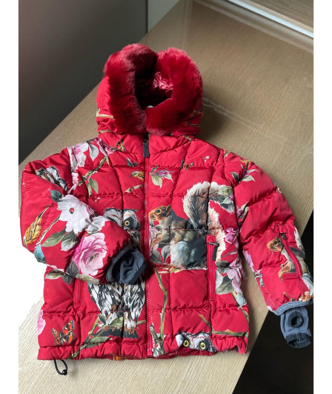 DOLCE & GABBANA KIDS Красный комбинезон, фото 3
