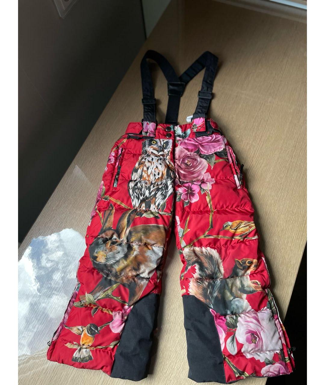 DOLCE & GABBANA KIDS Красный комбинезон, фото 5