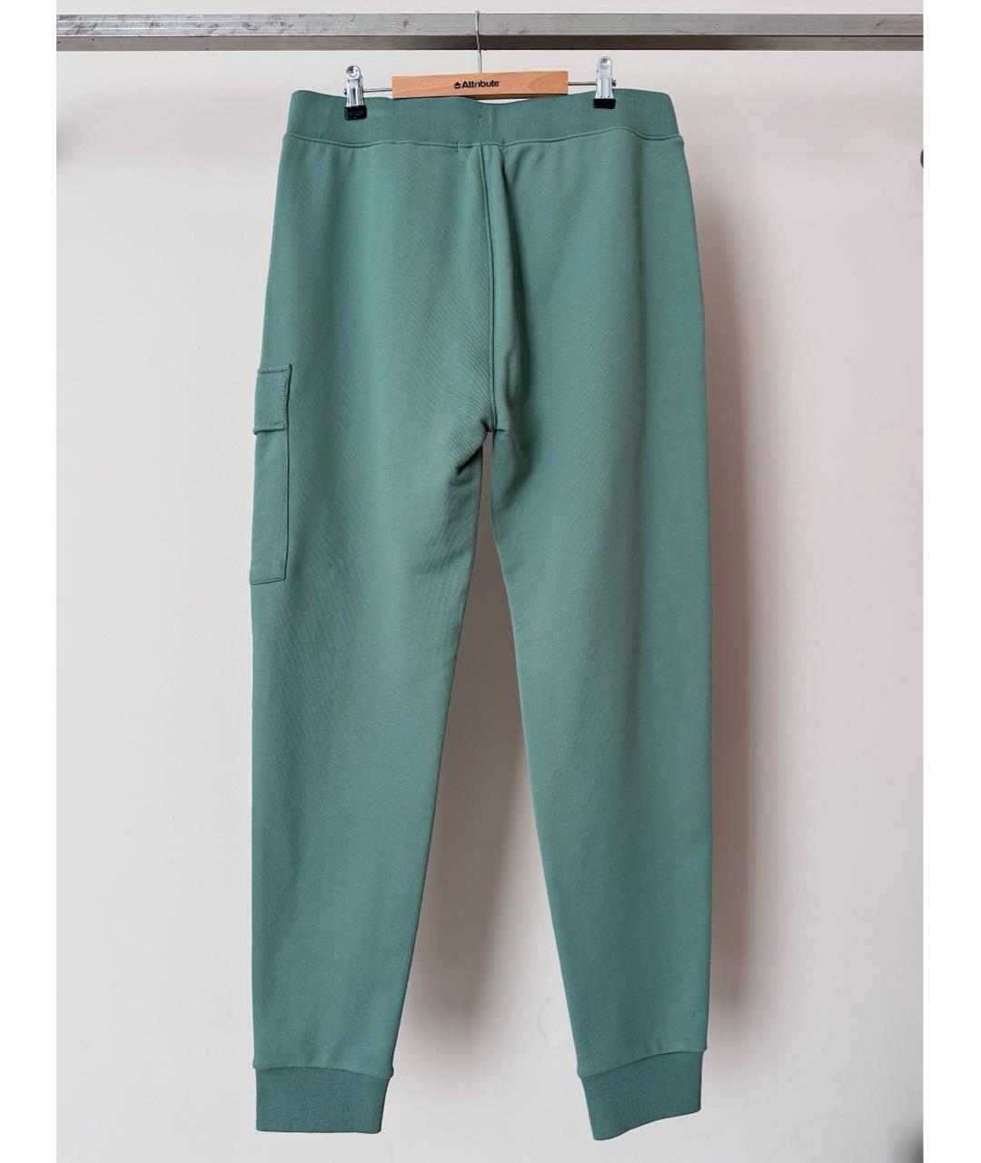 CP COMPANY Зеленые хлопковые повседневные брюки, фото 3