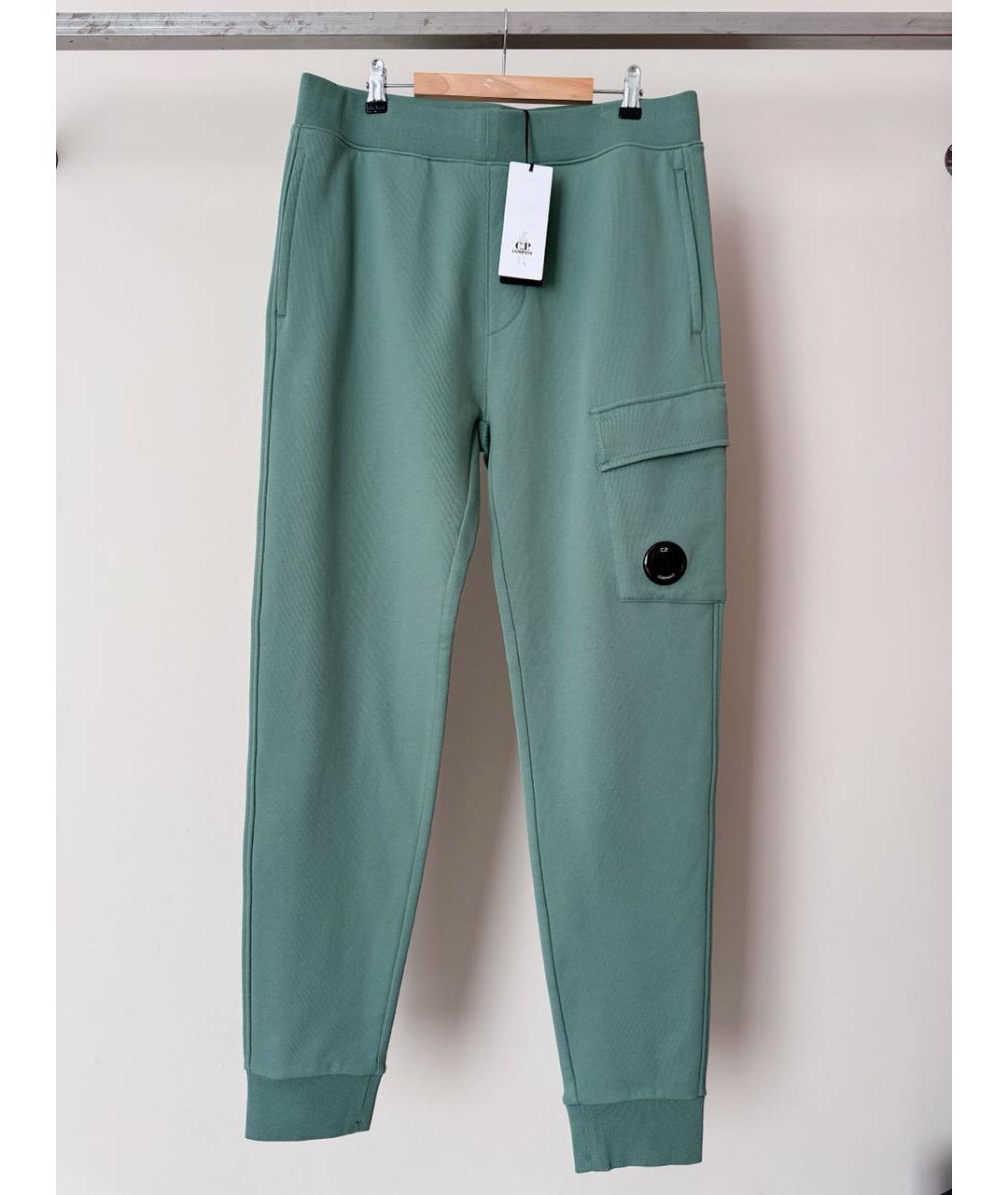 CP COMPANY Зеленые хлопковые повседневные брюки, фото 5