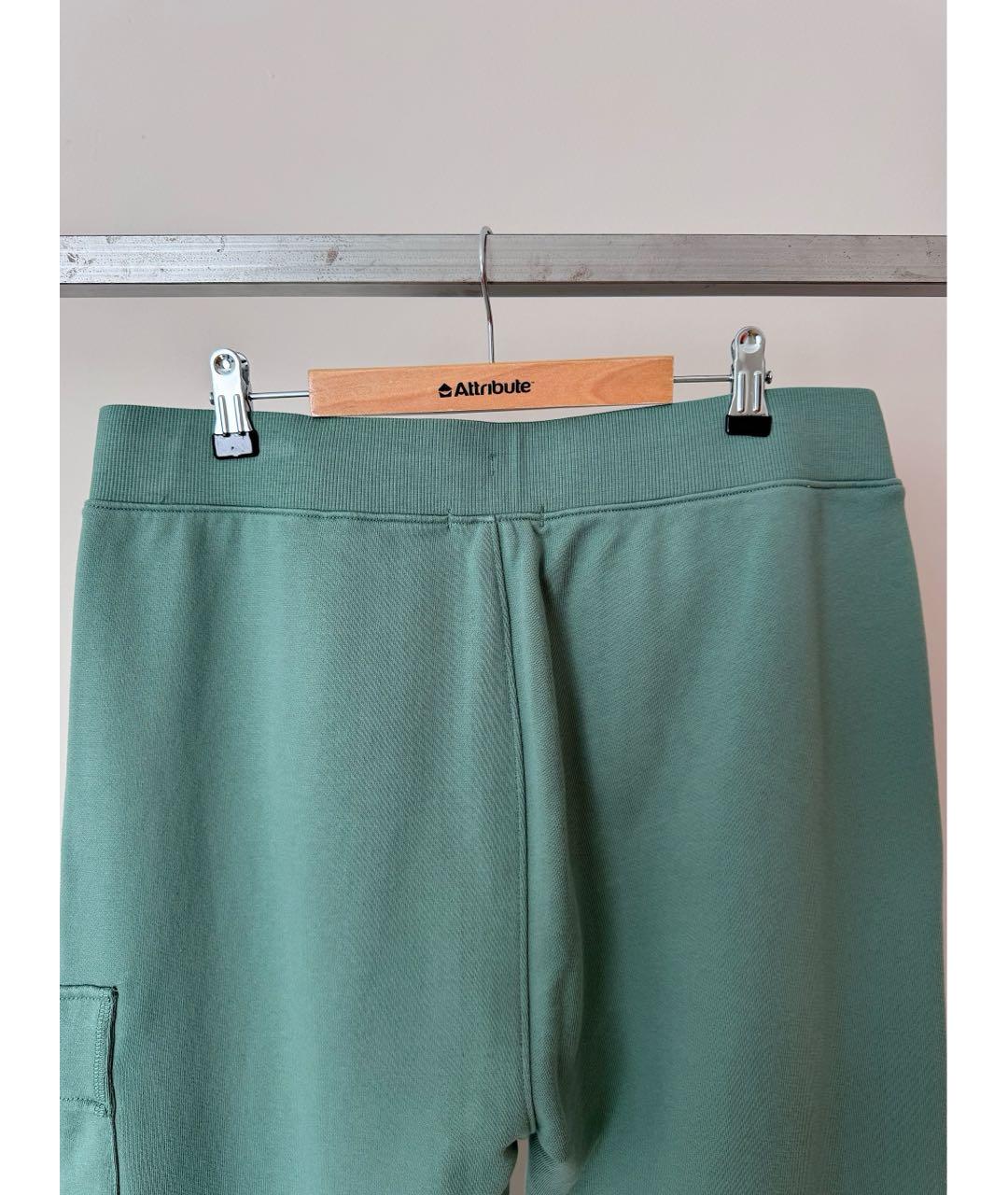 CP COMPANY Зеленые хлопковые повседневные брюки, фото 4