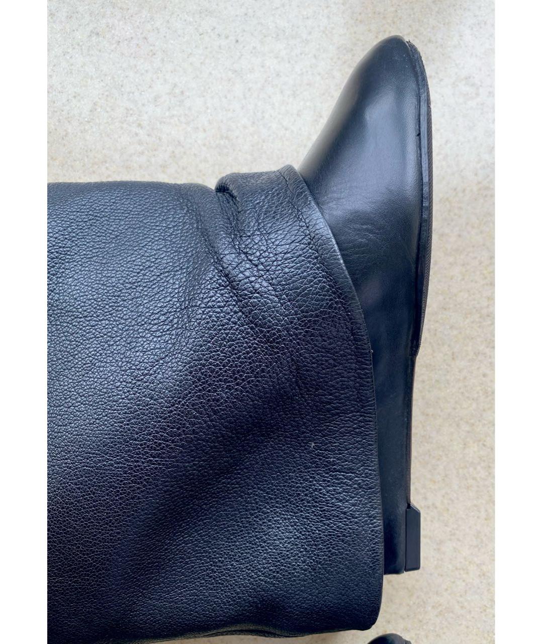 GIVENCHY Черные кожаные сапоги, фото 3