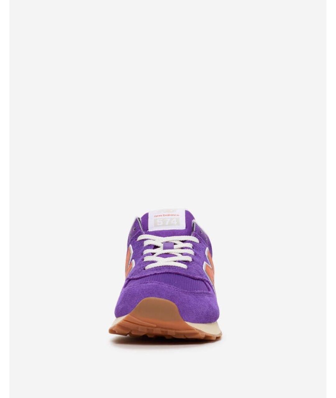 NEW BALANCE Фиолетовые замшевые кроссовки, фото 2