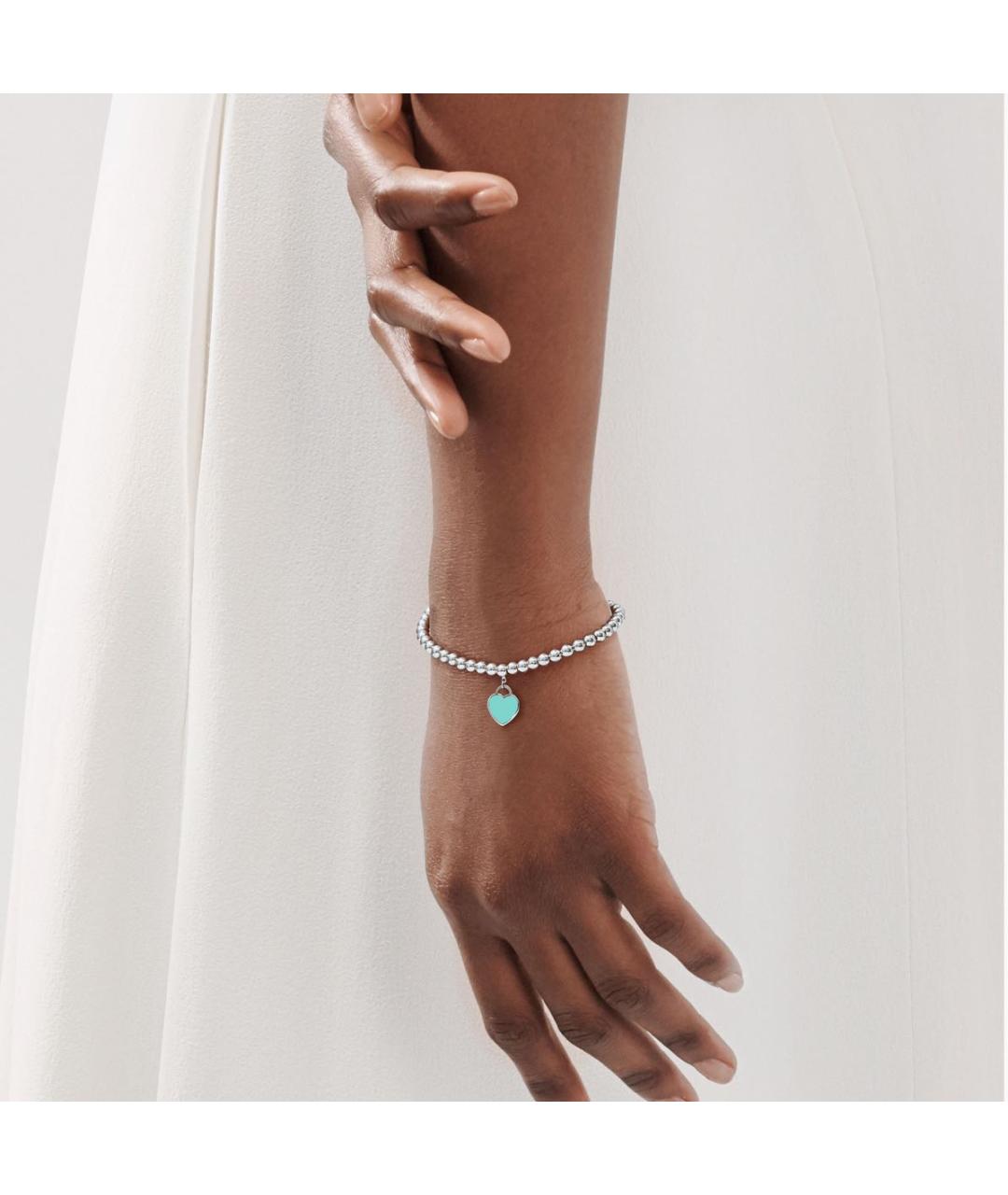 TIFFANY&CO Серебрянный серебряный браслет, фото 4