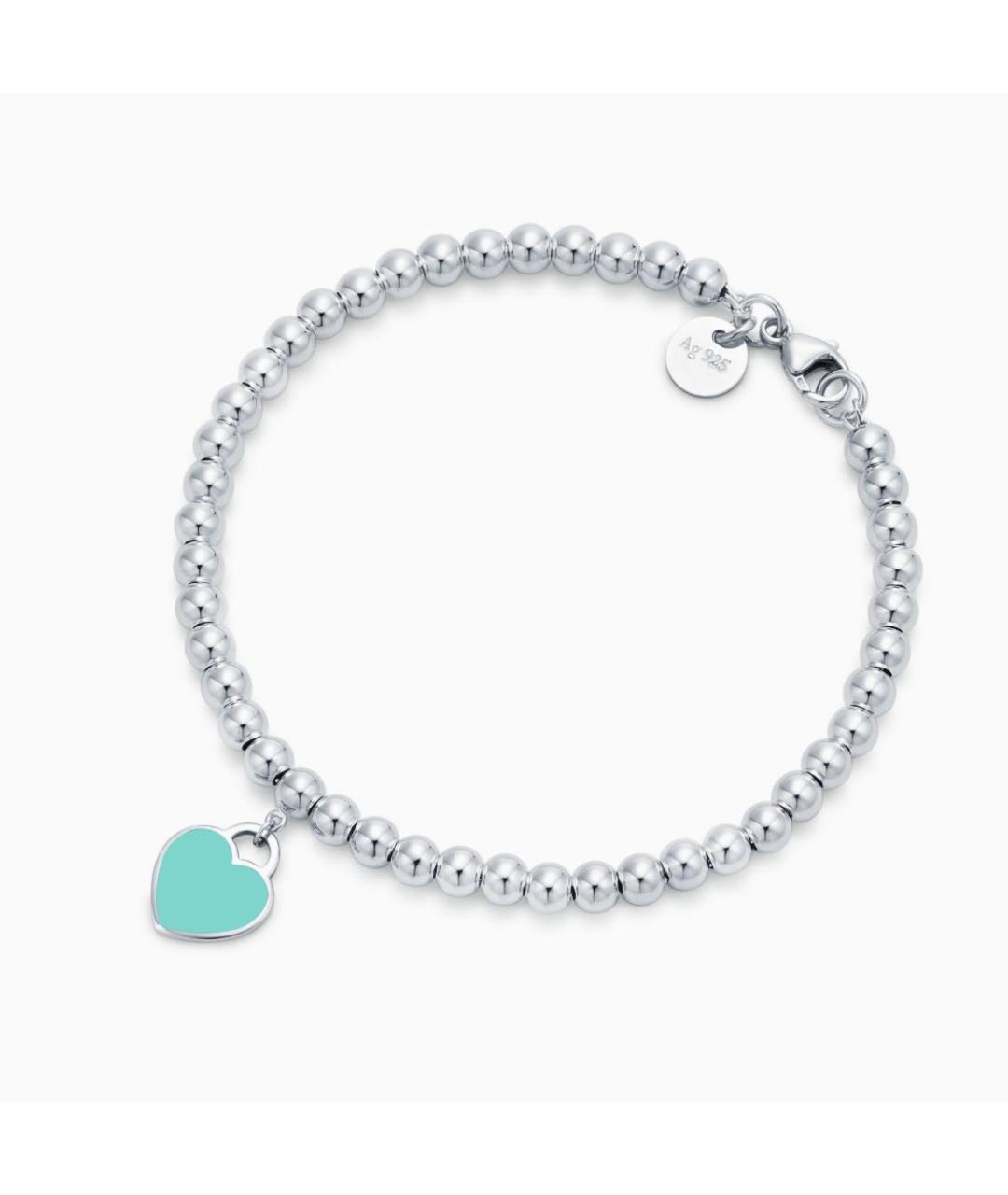 TIFFANY&CO Серебрянный серебряный браслет, фото 5