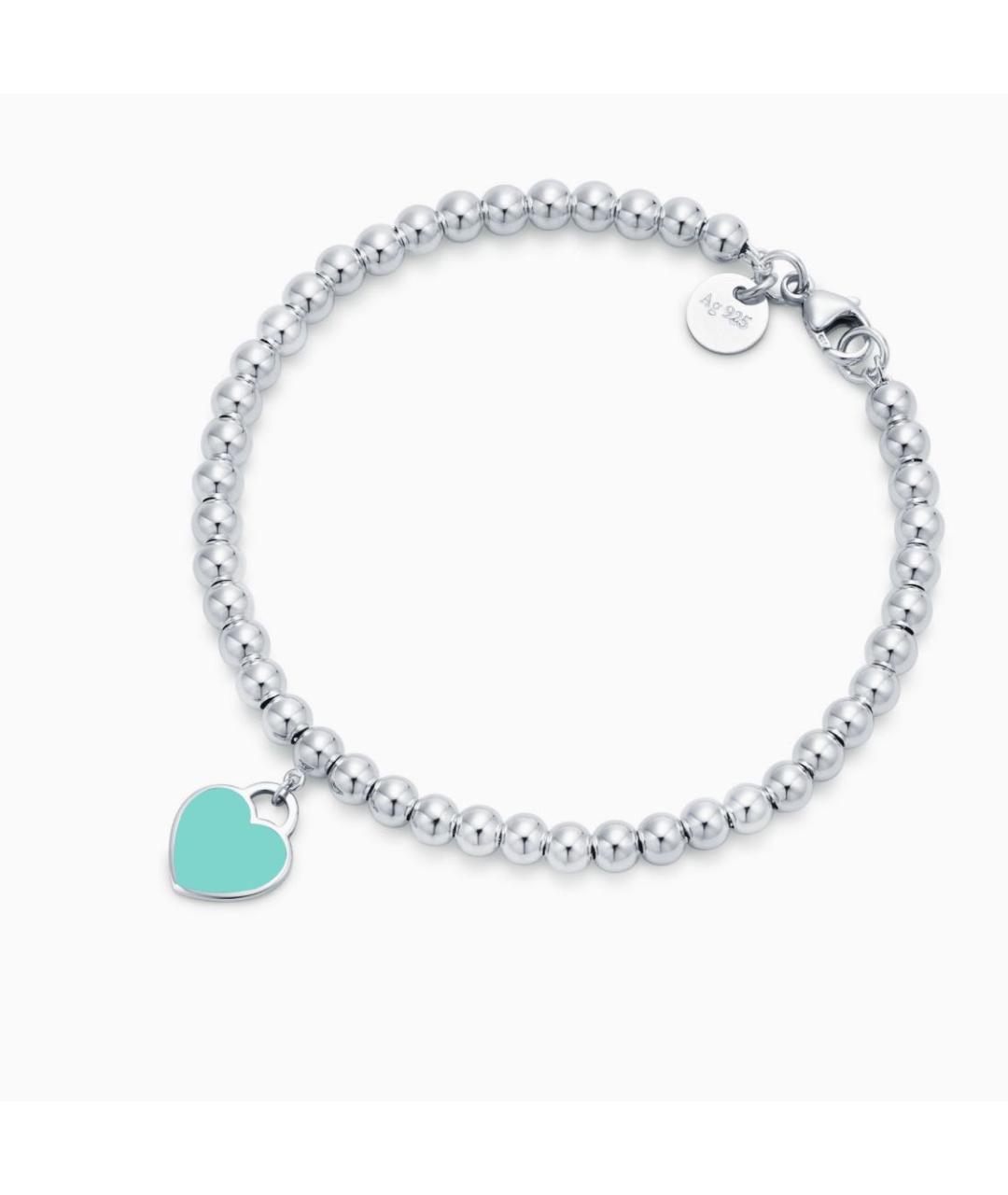 TIFFANY&CO Серебрянный серебряный браслет, фото 5
