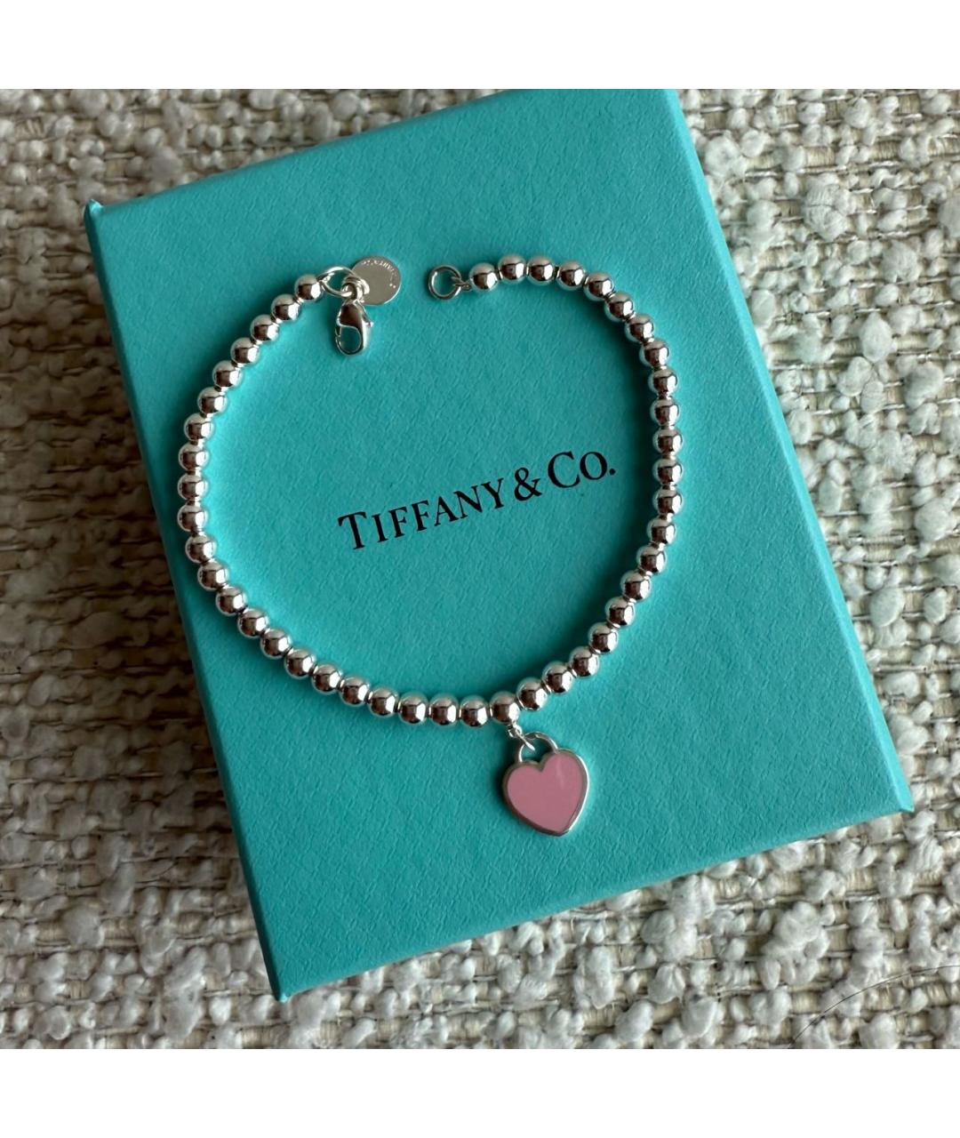 TIFFANY&CO Серебрянный серебряный браслет, фото 4