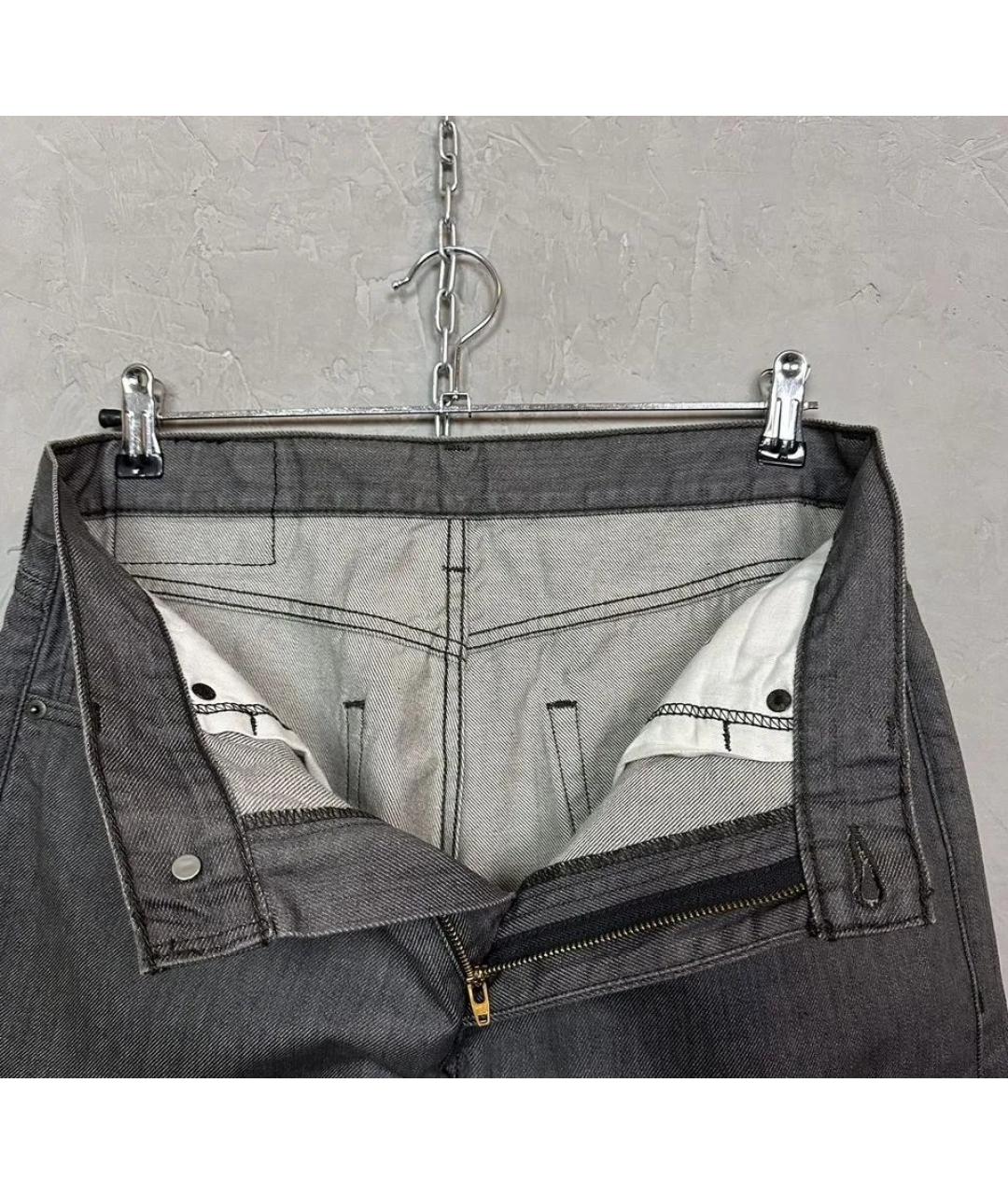 LEVI'S Серые хлопковые прямые джинсы, фото 6