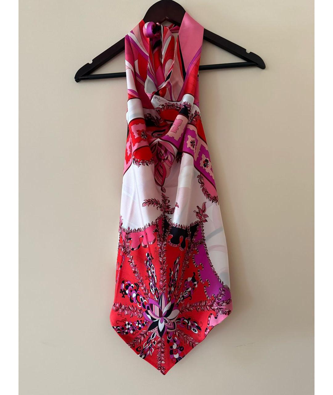 EMILIO PUCCI Мульти шелковая блузы, фото 4