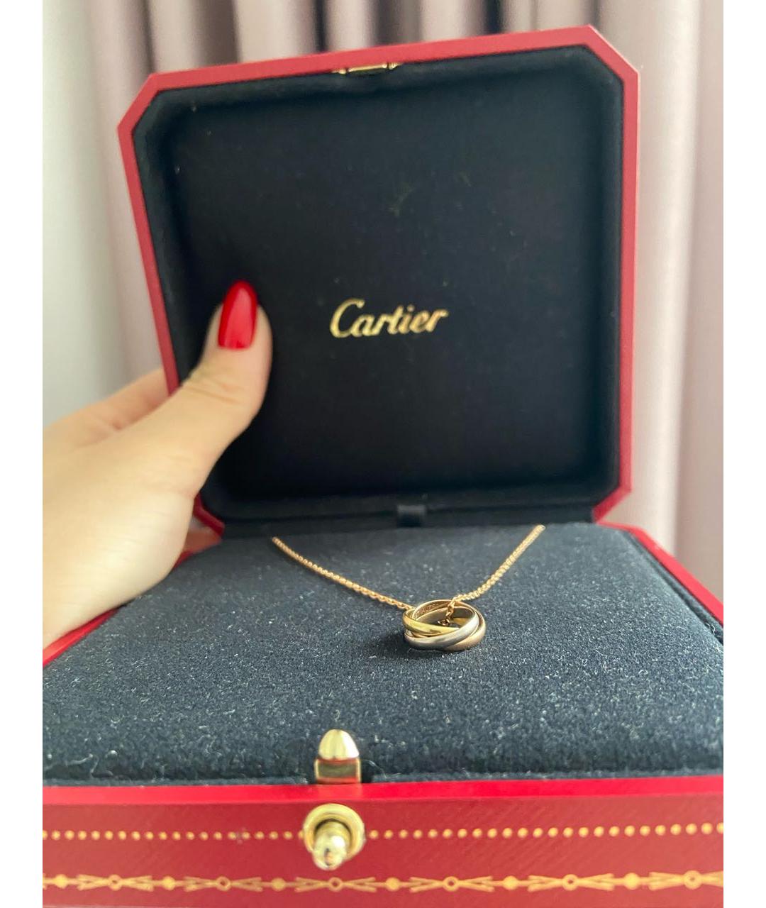 CARTIER Золотая подвеска из розового золота, фото 3