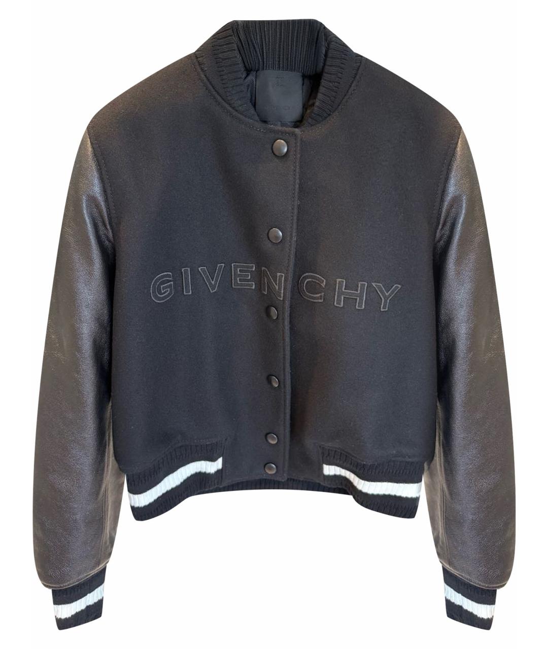 GIVENCHY Черная куртка из экзотической кожи, фото 1