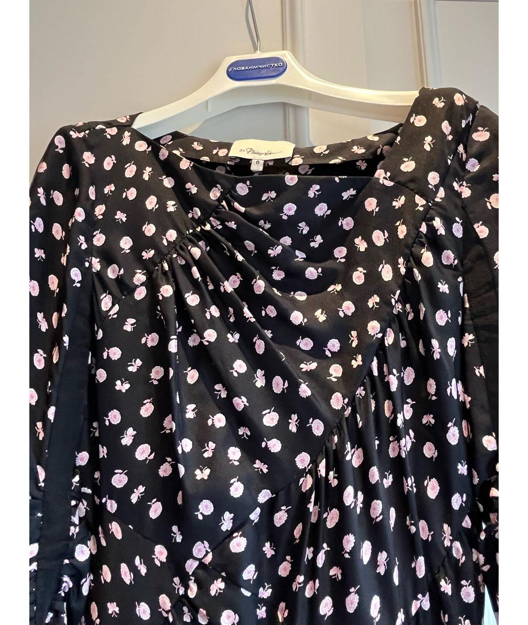 3.1 PHILLIP LIM Черное платье, фото 4