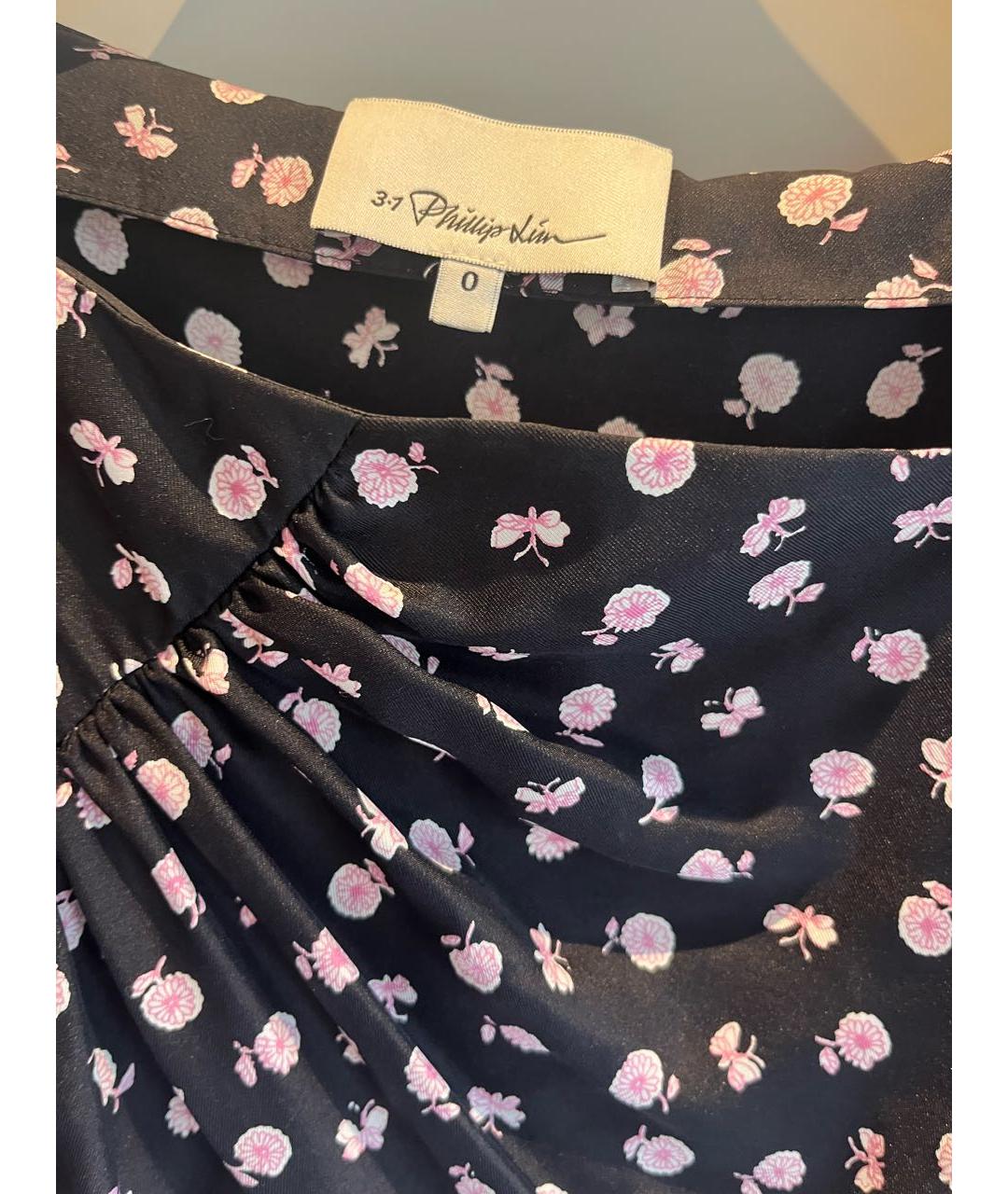 3.1 PHILLIP LIM Черное платье, фото 3