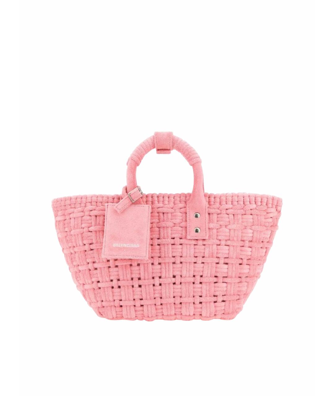 BALENCIAGA Розовая сумка тоут, фото 1