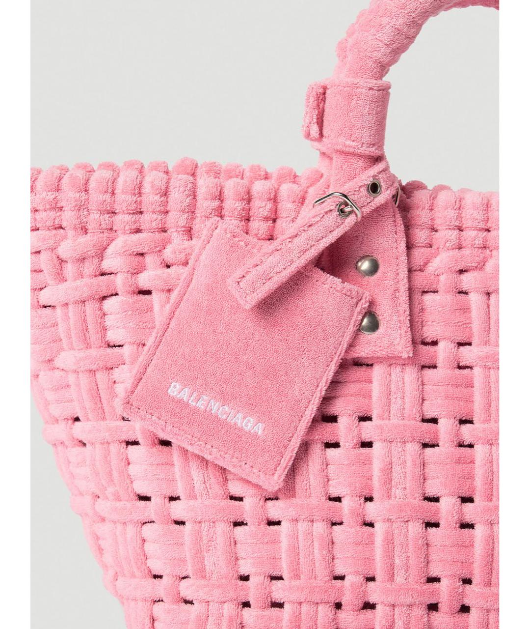 BALENCIAGA Розовая сумка тоут, фото 3
