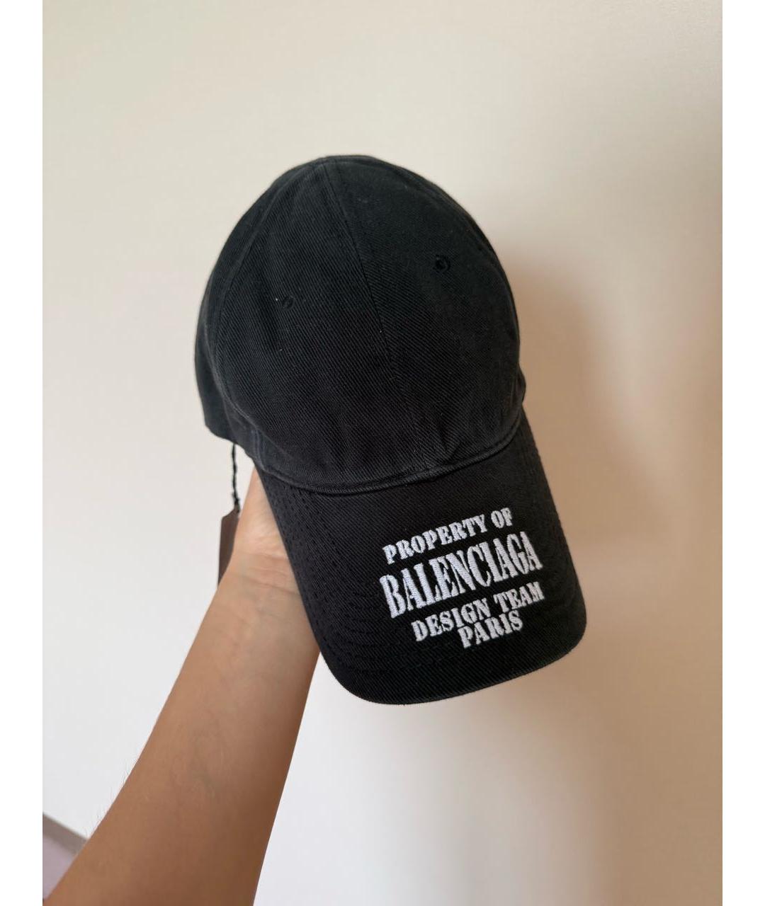 BALENCIAGA Черная кепка, фото 6